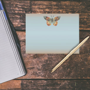 Hübsche Monarchschmetterlingsfarben Post-it Klebezettel