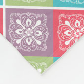 Hübsche Moroccon Muster-Fleece-Decke Fleecedecke (Ecke)