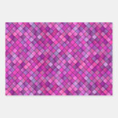 Hübsche Mosaikmuster Geschenkpapier Set (Vorderseite 2)