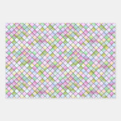 Hübsche Mosaikmuster Geschenkpapier Set (Vorderseite)