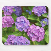 Hübsche Mousepad, Rosa und Blaue Hydrangeas Mousepad (Vorne)