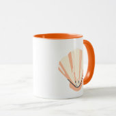Hübsche Muschel Tasse (VorderseiteRechts)