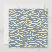 Hübsche Muster Babyduscheinladung Einladung (Rückseite)