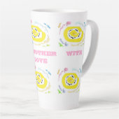 Hübsche Muster der niedlichen gelben Blume Milchtasse (Rechte Ecke)