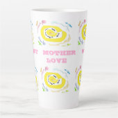 Hübsche Muster der niedlichen gelben Blume Milchtasse (Vorderseite)