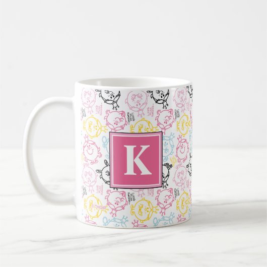 Hübsche Muster | Monogramm Kaffeetasse (Links)