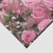 Hübsche Mütter Tag rosa Rosengewebe Papier (Ausschnitt)