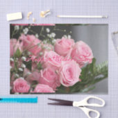 Hübsche Mütter Tag rosa Rosengewebe Papier (Handwerk)