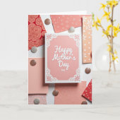 Hübsche Muttertags-Karte mit Herz Karte (Gelbe Blume)