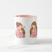 hübsche Muttertags-Tassengeschenk Tasse (Zentrum)