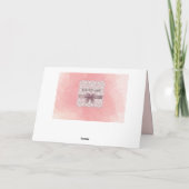 Hübsche Muttertagskarte mit Doily Feiertagskarte (Rückseite)