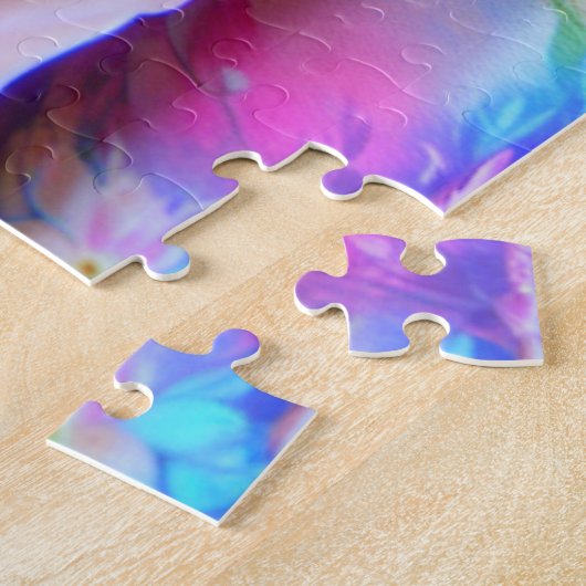 Hübsche mystische Ätherische Frau mit Schmetterlin Puzzle (Seite)