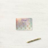 Hübsche mystische Hörner Post-it Klebezettel (Auf Schreibtisch)