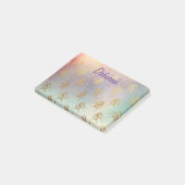 Hübsche mystische Hörner Post-it Klebezettel (angewinkelt)