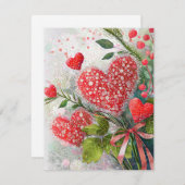 Hübsche Nachfolger Feiertagskarte (Vorne/Hinten)