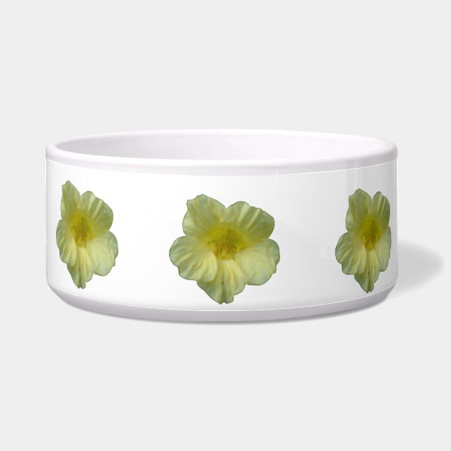 Hübsche Nasturtium-Hundeschüssel Napf (Vorderseite)