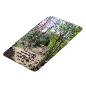 Hübsche Naturwanderung mit Zitat von John Muir Magnet (Linke Seite)