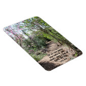 Hübsche Naturwanderung mit Zitat von John Muir Magnet (Rechte Seite)