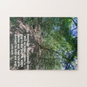 Hübsche Naturwanderung mit Zitat von John Muir Puzzle (Horizontal)