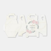 Hübsche neutrale Wasserfarbenflorale Taufe Geschenkschachtel (Ungefaltet)