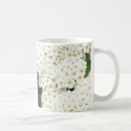 Hübsche neutrale Weißmeer-Shrubs Florals von Ava Kaffeetasse