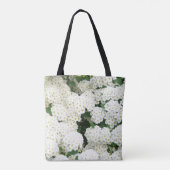 Hübsche neutrale Weißmeer-Shrubs Florals von Ava Tasche (Rückseite)