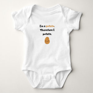 Hübsche Niedliche Baby-Potato-Bodysuits & One-pie Baby Strampler