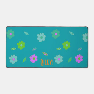 Hübsche Niedliche Girls Retro Blume Schreibtischunterlage