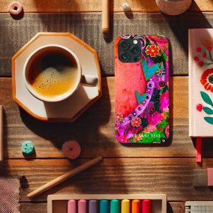 Hübsche Niedliche Herzinfarkt-Blume Inspirivity Cu Case-Mate iPhone Hülle