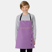 Hübsche Niedliche Kinder Polster Pinsel Schürze (Getragen)