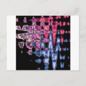 Hübsche Niedliche Lila Asche Grau- und Schwarzwass Postkarte (Vorderseite)