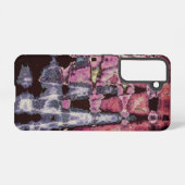 Hübsche Niedliche Lila Asche Grau- und Schwarzwass Samsung Galaxy Hülle (Rückseite (Horizontal))