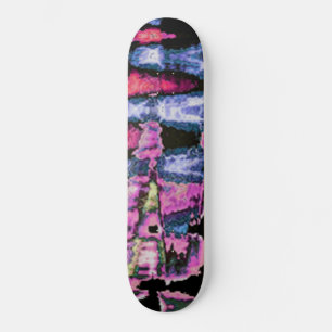 Hübsche Niedliche Lila Asche Grau- und Schwarzwass Skateboard