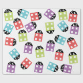 Hübsche niedliche Steine Geschenkpapier (Flach)