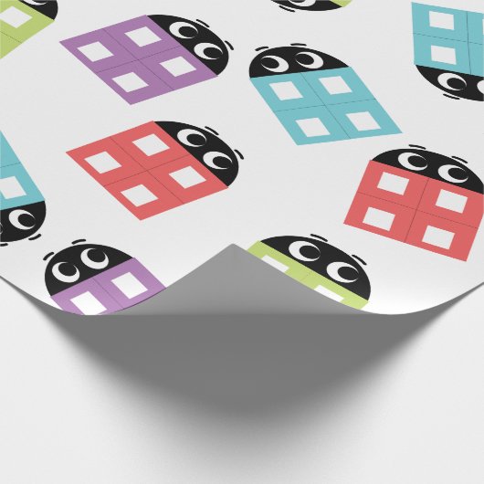 Hübsche niedliche Steine Geschenkpapier (Ecke)