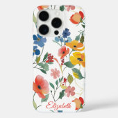 Hübsche, Niedliche Wasserfarben Ditsy-Blume Case-Mate iPhone Hülle (Rückseite)