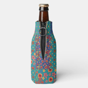 Hübsche Nostalgische Imitate Patchwork Flasche Coo Flaschenkühler