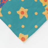 Hübsche Nostalgische Imitate Patchwork Fleece Blan (Ecke)