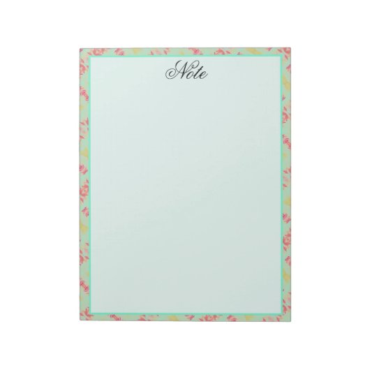 Hübsche Notizen mit Teals Notizblock (Rotiert)