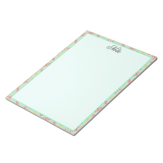 Hübsche Notizen mit Teals Notizblock (angewinkelt)