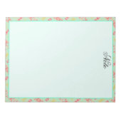 Hübsche Notizen mit Teals Notizblock (Vorderseite)