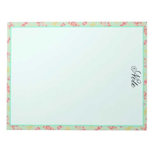 Hübsche Notizen mit Teals Notizblock (Vorderseite)