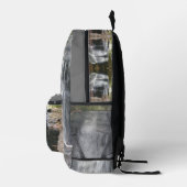 Hübsche Ölgemälde für Wasserfälle Personalisiert Bedruckter Rucksack (Rechts)