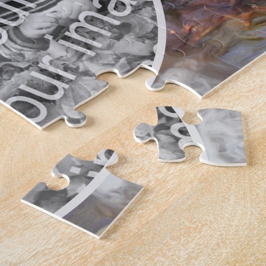 Hübsche Ölgemälde im Wasserfall ergänzen Ihr Foto Puzzle (Seite)