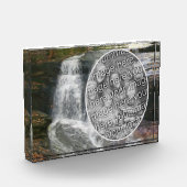 Hübsche Ölgemälde im Wasserfall ergänzen Ihre eige Fotoblock (Links)