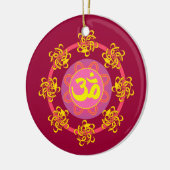Hübsche Om-Symbolschmuck Keramikornament (Links)