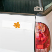 Hübsche orange Blume Autoaufkleber (Auf Lkw)