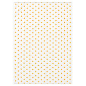 Hübsche Orange Polka Dots Tischdecke (Vorderseite)