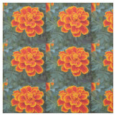 Hübsche orange Ringelblume Stoff (Muster)