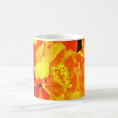 Hübsche orange Ringelblumen-sonnige Blumen nett Kaffeetasse (Mittel)